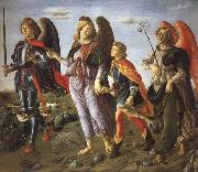 Francesco Botticini, Tobias and the Tree Archangels